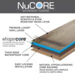 Nashua Hills Waterproof Rigid Core Luxury Vinyl Plank - Cork Pad - Image 4